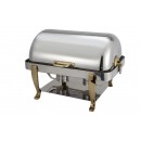 Winco 108A Full Size Oblong Vintage Chafer 8 Qt. width=