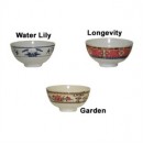 GET Enterprises M-708-B Water Lily Melamine Bowl, 56 oz. (1 Dozen) width=