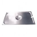 Winco SPCN 1/9 Size Slotted Steam Table Pan Cover width=
