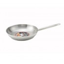 Winco SSFP-8 Master Cook Stainless Steel Fry Pan 8" width=