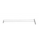 Winco GHC-24 Chrome Plated Wire Glass Hanger 24'' width=