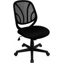 Flash Furniture  Y-GO Chair™ Mid-Back Black Mesh Computer Task Chair [GO-WY-05-GG] width=