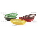 GET Enterprises OB-734-Y Yellow Oval Basket, 8"x 5-1/2"(3 Dozen) width=