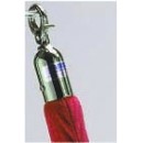 Aarco TR-125 Form-A-Line Red Rope 8' with Satin Hardware width=